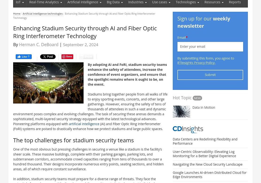 Enhancing Stadium Security through AI and FoRI Technology